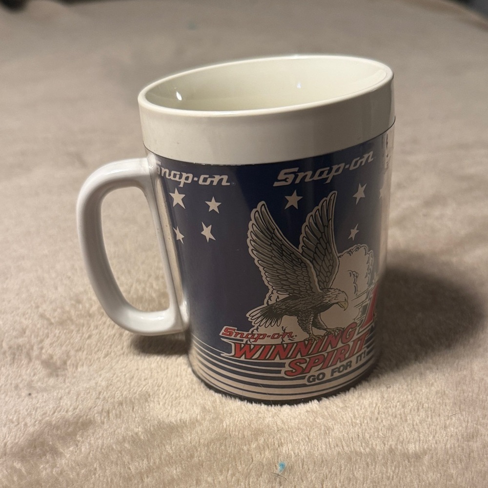 Snap Winning Spirit Blue and White Mug